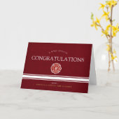 Fire Rescue Academy Custom Red Gefeliciteerd Kaart (Gele Bloem)