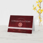 Fire Rescue Academy Custom Red Gefeliciteerd Kaart (Gele Bloem)