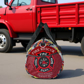 Fire Rescue Duffle Bag Personalized Plunjezak