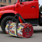 Fire Rescue Duffle Bag Personalized Plunjezak