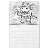 Fire & Rescue Helden Kleuren 2025/2026 Kalender (Jan 2027)
