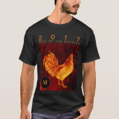 Fire Rooster Jaar 2017 Monogram M shirt (Voorkant)