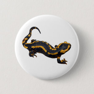 Fire Salamander Badge Ronde Button 5,7 Cm