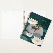 Fire Salamander Midnight Pond Personal Planner (Display)