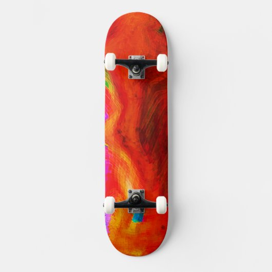 Fire Skateboard, Monopatín de Fuego Persoonlijk Skateboard (Voorkant)