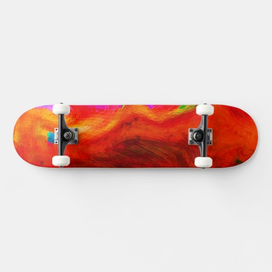 Fire Skateboard, Monopatín de Fuego Persoonlijk Skateboard (Horizontaal)