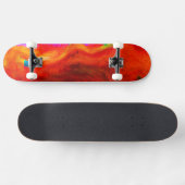 Fire Skateboard, Monopatín de Fuego Persoonlijk Skateboard (Horizontaal)