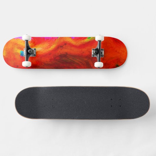 Fire Skateboard, Monopatín de Fuego Persoonlijk Skateboard (Horizontaal)
