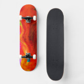 Fire Skateboard, Monopatín de Fuego Persoonlijk Skateboard (Voorkant)