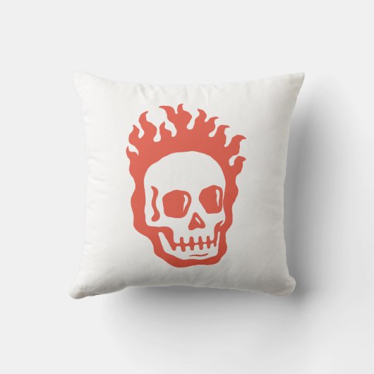 Fire Skull Kussen (Achterkant)