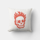 Fire Skull Kussen (Voorkant)