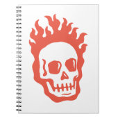 Fire Skull Notitieboek (Voorkant)