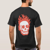 Fire Skull T-shirt (Achterkant)