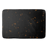 Fire Sparks bedekken je foto brandende as zwart Badmat (Voorkant)