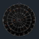 Fire Sparks bedekken je foto brandende as zwart Dartbord<br><div class="desc">Drijvende, brandende as en vurige vonken op een ledenzwart dartboard bedekt met kleine realistische vlammen. Gebruik de afbeeldingen sjabloon om gemakkelijk vuur aan uw eigen speciale foto toe te voegen door de doorzichtige plaatsaanduiding te wijzigen, of laat zoals het is voor een eenvoudig zinderend dartbord. Bewerk om elke achtergrondkleur te...</div>