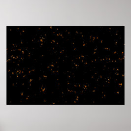 Fire Sparks bedekken je foto brandende as zwart Poster