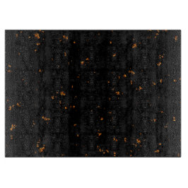 Fire Sparks bedekken je foto brandende as zwart Snijplank