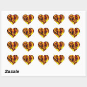 Fire Spirit Heart Sticker (Vel)