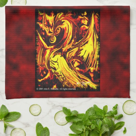 Fire Spirit Kitchen Towel Theedoek (Gevouwen)