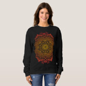 Fire Spirit Mandala Art Design Trui (Voorkant volledig)