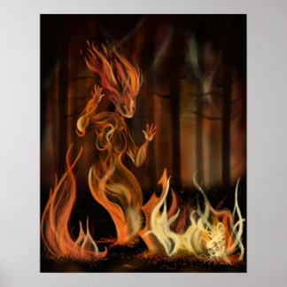 Fire Spirit Poster