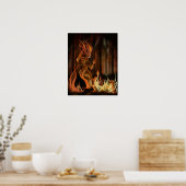 Fire Spirit Poster (Keuken)