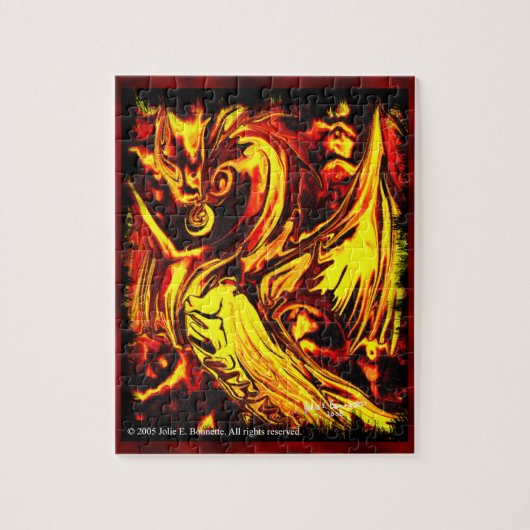 Fire Spirit Puzzle Legpuzzel (Verticaal)