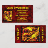Fire Spirit Visitekaartje (Voorkant / Achterkant)