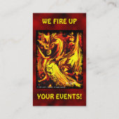 Fire Spirit Visitekaartje (Achterkant)