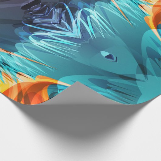 Fire Splash Cadeaupapier (Hoek)