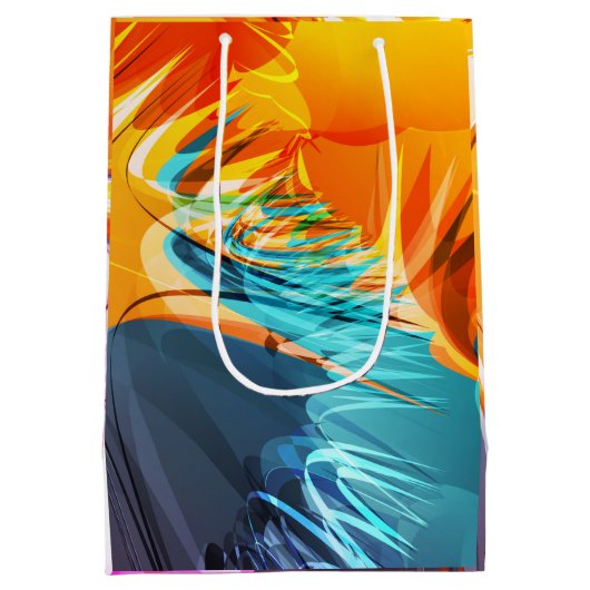 Fire Splash Medium Cadeauzakje (Achterkant)