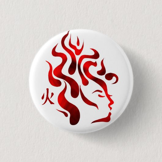 Fire Sprite-Button Ronde Button 3,2 Cm (Voorkant)