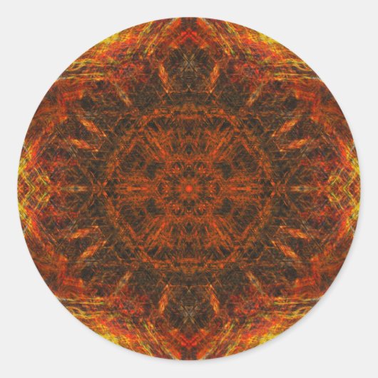 Fire Star aangepaste Stickers (Voorkant)