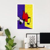 Fire Starter - Matchbox Print - Aesthetic Wall Art (Thuiskantoor)