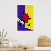 Fire Starter - Matchbox Print - Aesthetic Wall Art (Keuken)