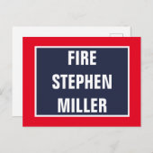 Fire Stephen Miller White House Advisor Briefkaart (Voorkant / Achterkant)