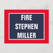 Fire Stephen Miller White House Advisor Briefkaart (Voorkant)