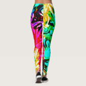 Fire Storm Tie Dye Leggings (Achterkant)