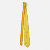 Fire Storm Yellow Necktie Stropdas (Achterkant)