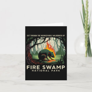 Fire Swamp National Park Camping Wandelberg Kaart
