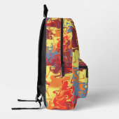 Fire Swirl Art Bedrukte Rugzak (Links)