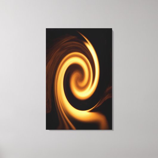 Fire Swirl Canvas Afdruk (Voorkant)