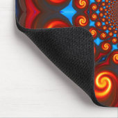 Fire Swirls Mousepad Muismat (Hoek)