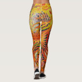 Fire Tiger Koi Leggings (Achterkant)