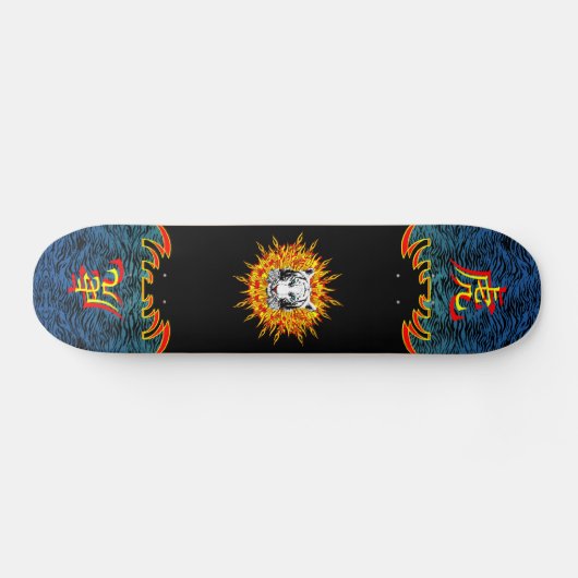 Fire Tiger Skateboard (Horizontaal)