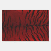 Fire Tiger Skin Print Inpakpapier Vel (Voorkant 3)