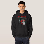 Fire Truck 6th Birthday Boy Future Firefigher 6 Y Hoodie (Voorkant volledig)