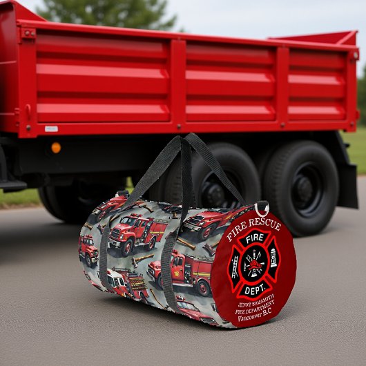 Fire Truck Axe Pattern Plunjezak