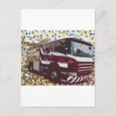 Fire Truck Briefkaart (Voorkant)