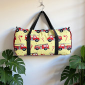 Fire Truck Candy Cane Personalized Plunjezak